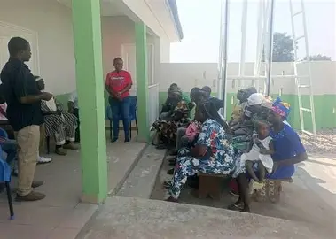 Hygiene education session for girls